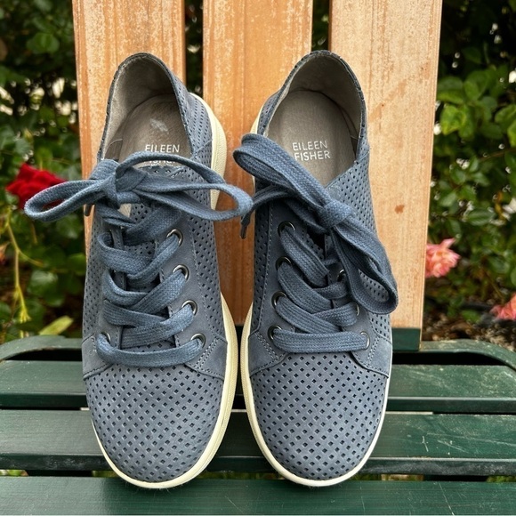 Eileen Fisher Clifton Perforated Sneakers - Picture 1 of 6